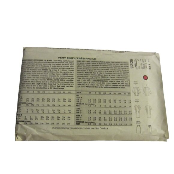 Very Easy Very Vogue Women's Vintage Sewing Pattern Dress Jacket Size 12-16 - Picture 5 of 5